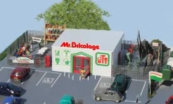 Sai 175 Store, Mr Bricolage with garden center and outdoor space - ...