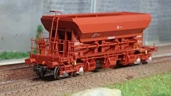 Ree Modeles WB755 Wagons trémie à Ballast T1 Uas, SNCF, ep. VI Ree Modeles WB-755 - 1