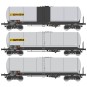 WB-594-Ree modeles WB594 Set de 3 wagons citernes ANF longues, bogies Y 23M, SIMOTRA