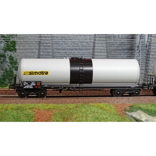 WB-594-Ree modeles WB594 Set de 3 wagons citernes ANF longues, bogies Y 23M, SIMOTRA