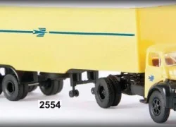 Sai 2554 Berliet TLR 8 panel van semi-trailer truck, PTT - Sai - Sa...