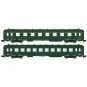 NW-272-REE Modeles NW272 Set de 2 voitures voyageurs DEV AO, SNCF, B8 et C10, ep.III, N - 1/160