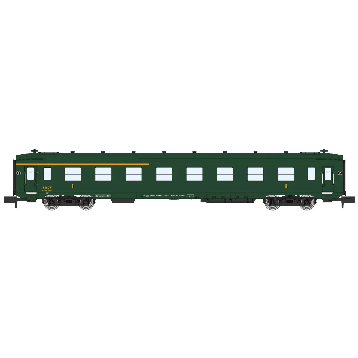 REE Modeles NW274 Voiture voyageurs DEV AO, SNCF, A3B5, ep.III, N - 1/160 Ree Modeles NW-274 - 3