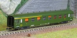 REE Modeles NW274 Voiture voyageurs DEV AO, SNCF, A3B5, ep.III, N - 1/160 Ree Modeles NW-274 - 1