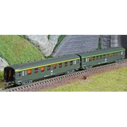 REE Modeles NW276 Set of 2 DEV AO passenger cars, SNCF, A8 and B10,...