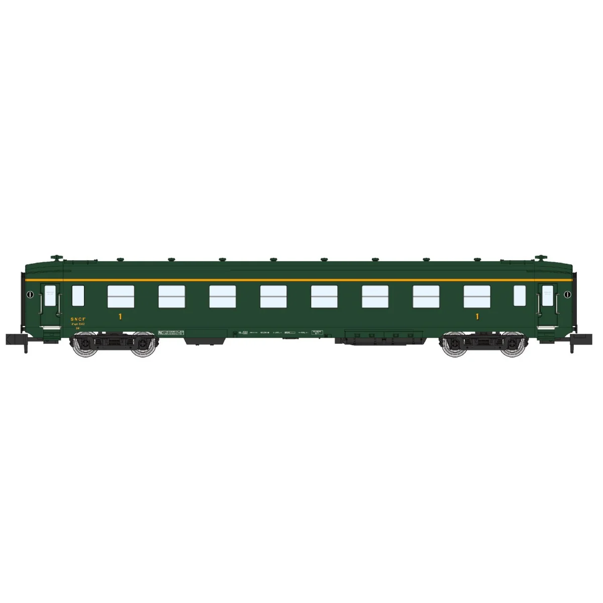 REE Modeles NW280 Voiture voyageurs DEV AO, SNCF, A8, ep.III, N - 1/160 Ree Modeles NW-280 - 3