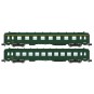 NW-282-REE Modeles NW282 Set de 2 voitures voyageurs DEV AO, SNCF, A8 et B10, ep.III, N - 1/160
