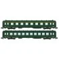 REE Modeles NW282 Set of 2 DEV AO passenger cars, SNCF, A8 and B10,... NW-282-REE Modeles NW282 Set of 2 DEV AO passenger cars, SNCF, A8 and B10, ep.III, N - 1/160