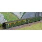 NW-282-REE Modeles NW282 Set de 2 voitures voyageurs DEV AO, SNCF, A8 et B10, ep.III, N - 1/160