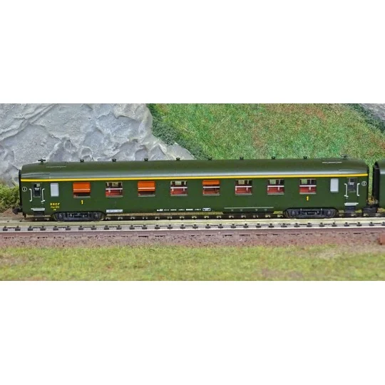 NW-282-REE Modeles NW282 Set de 2 voitures voyageurs DEV AO, SNCF, A8 et B10, ep.III, N - 1/160