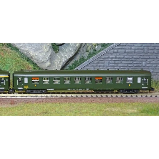 NW-282-REE Modeles NW282 Set de 2 voitures voyageurs DEV AO, SNCF, A8 et B10, ep.III, N - 1/160