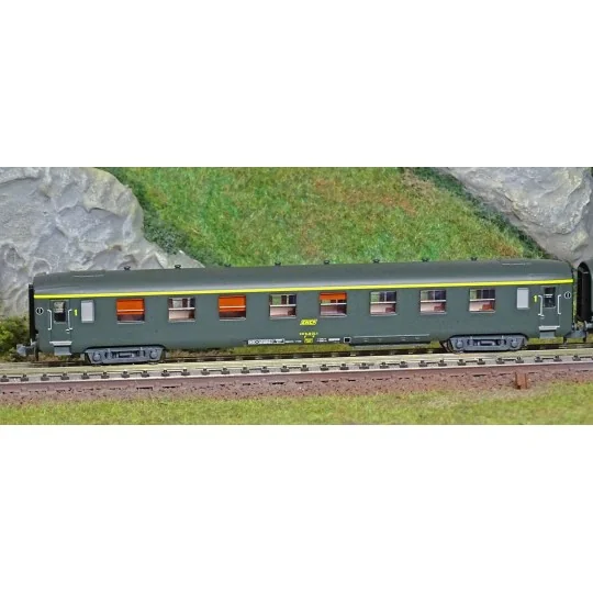 NW-286-REE Modeles NW286 Set of 2 DEV AO passenger cars, SNCF, A8 and B10, yellow framed logo, ep.IV, N - 1/160