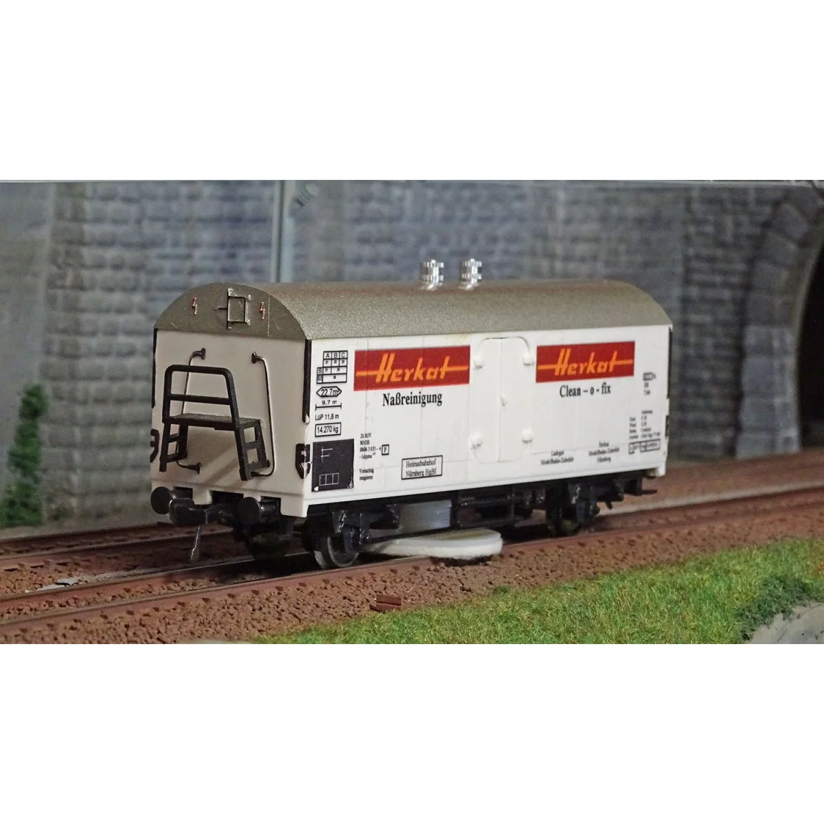 Herkat 1306 Clean-o-fix track maintenance cleaning wagon - Herkat_1306