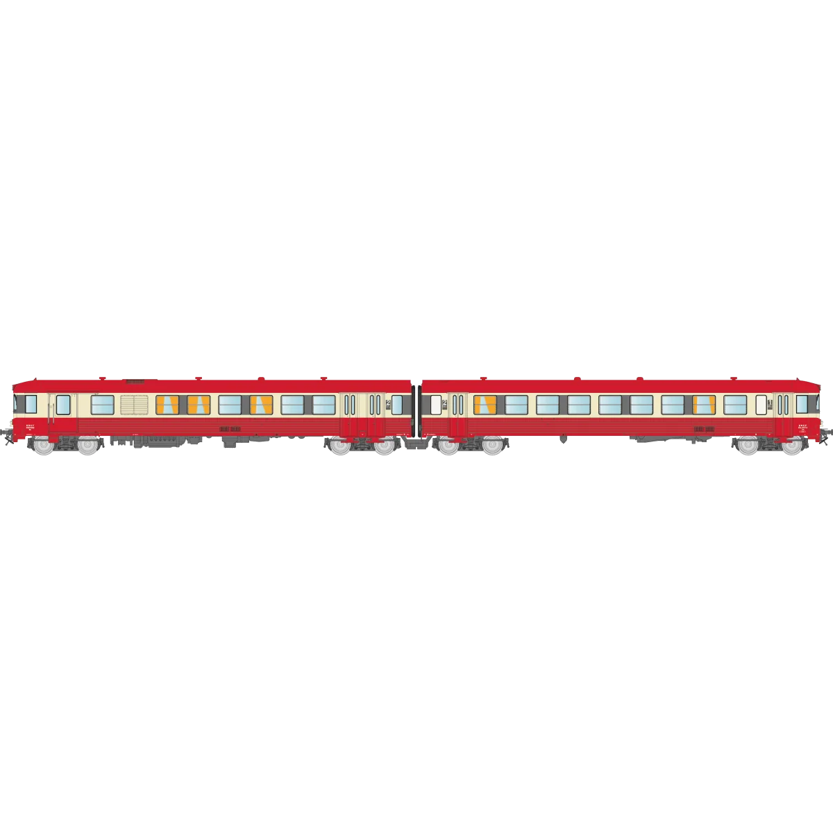 REE Modeles NW199 Autorail EAD X-4582 + Remorque XR-8373, toit rouge, 3 feux, logo SNCF encadré, dépôt Longueau Ree Modeles NW-1 REE Modeles NW199 Autorail EAD X-4582 + Remorque XR-8373, toit rouge, 3 feux, logo SNCF encadré, dépôt Longueau Ree Modeles NW-1