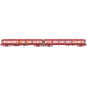 REE Modeles NW199 Autorail EAD X-4582 + Remorque XR-8373, toit rouge, 3 feux, logo SNCF encadré, dépôt Longueau Ree Modeles NW-1 NW-199-REE Modeles NW199 Autorail EAD X-4582 + Remorque XR-8373, toit rouge, 3 feux, logo SNCF encadré, dépôt Longueau