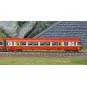 REE Modeles NW199 Autorail EAD X-4582 + Remorque XR-8373, toit rouge, 3 feux, logo SNCF encadré, dépôt Longueau Ree Modeles NW-1 NW-199-REE Modeles NW199 Autorail EAD X-4582 + Remorque XR-8373, toit rouge, 3 feux, logo SNCF encadré, dépôt Longueau