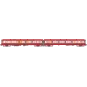 REE Modeles NW201 Autorail EAD X-4554 + Remorque XR-8542, toit rouge, 3 feux, logo SNCF nouilles, dépôt Marseille, N - 1/160 Ree NW-201-REE Modeles NW201 Autorail EAD X-4554 + Remorque XR-8542, toit rouge, 3 feux, logo SNCF nouilles, dépôt Marseille, N - 1/160