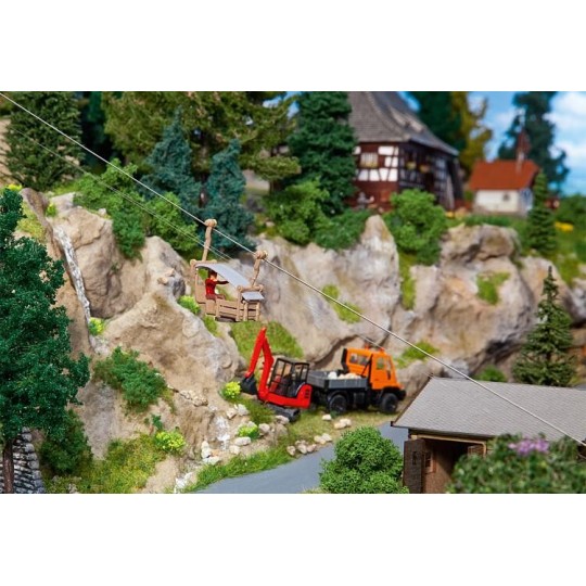 Faller_130323-Faller 130323 Maquette, Télécabine à matériaux