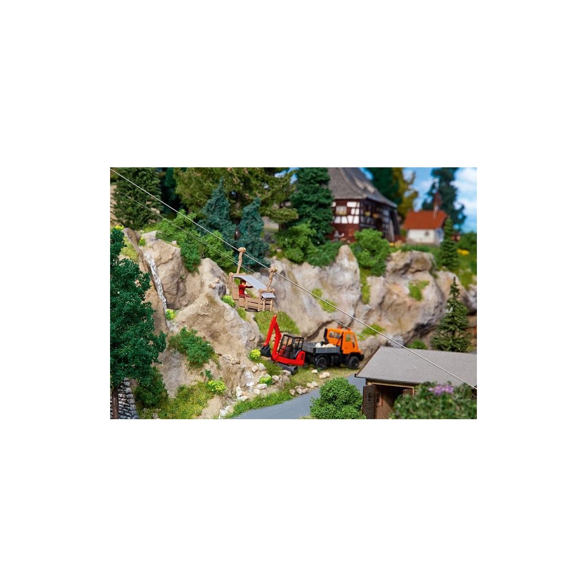 Faller 130323 Model Kit, Materials Cable Car - Faller_130323