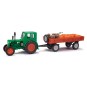 Busch_210006420-Busch 210006420 Tracteur Pionier RS01 + remorque chargée Citrouille/Sacs