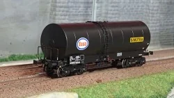 Ree modeles WB654 Wagon citerne FAUVET-GIREL, bogies Y 23, SIMOTRA-ESSO Ree Modeles WB-654 - 1