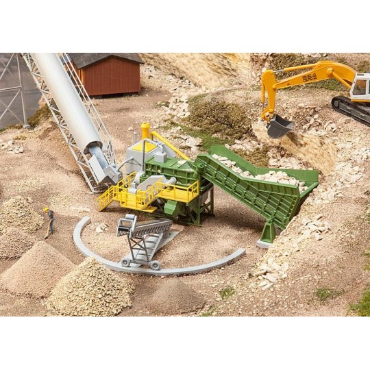 Faller_130173-Faller 130173 Model Kit, Jaw Crusher with Conveyor