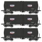 Ree Models WB662 Set of 3 Fauvet-Girel tank wagons, Y 23 bogies, MOBIL WB-662-Ree Models WB662 Set of 3 Fauvet-Girel tank wagons, Y 23 bogies, MOBIL