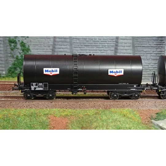 WB-662-Ree modeles WB662 Set de 3 wagons citerne FAUVET-GIREL, bogies Y 23, MOBIL