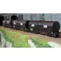 Ree modeles WB662 Set de 3 wagons citerne FAUVET-GIREL, bogies Y 23, MOBIL Ree Modeles WB-662 - 5 WB-662-Ree modeles WB662 Set de 3 wagons citerne FAUVET-GIREL, bogies Y 23, MOBIL
