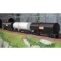 WB-663-Ree modeles WB663 Set de 3 wagons citerne FAUVET-GIREL, bogies Y 23, SHELL
