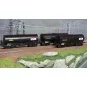 Ree Models WB664 Set of 3 FAUVET-GIREL tank wagons, Y 23 bogies, TOTAL WB-664-Ree Models WB664 Set of 3 FAUVET-GIREL tank wagons, Y 23 bogies, TOTAL