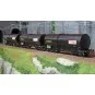 Ree Models WB664 Set of 3 FAUVET-GIREL tank wagons, Y 23 bogies, TOTAL WB-664-Ree Models WB664 Set of 3 FAUVET-GIREL tank wagons, Y 23 bogies, TOTAL
