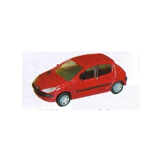 Sai_2153-Sai 2153 Peugeot 206, 5 portes, rouge aden