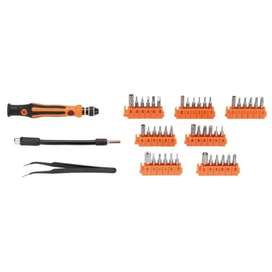 PGM-M.8775-PG-Mini 45-Piece Mini Screwdriver Bit Set + Pliers