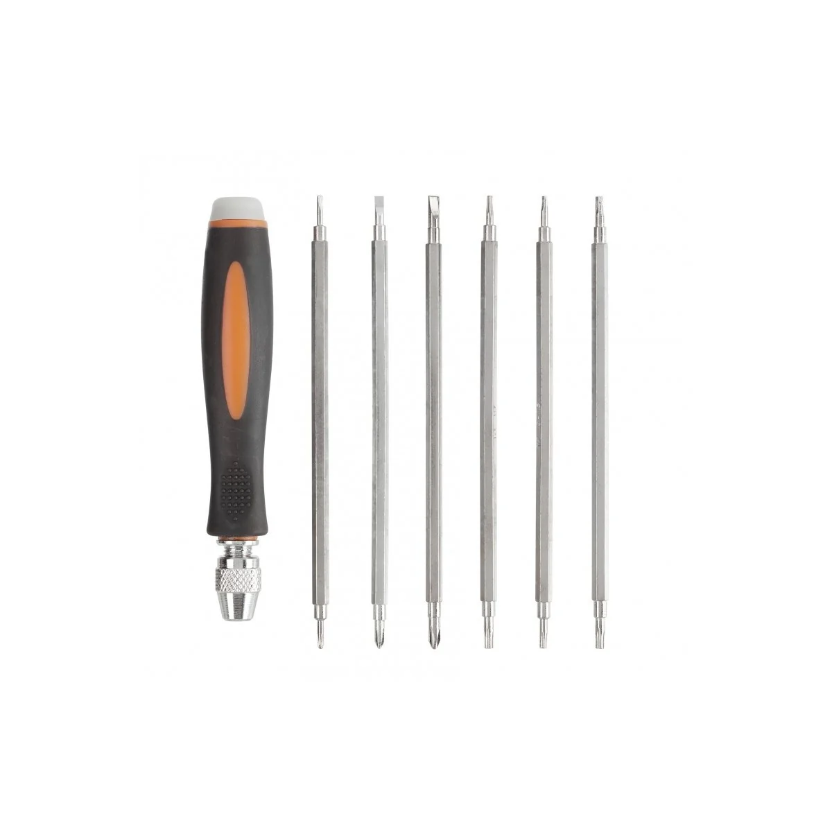 Set of 12 precision screwdrivers with universal handle PG-Tools - P...