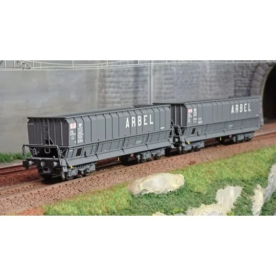 Lsm_31115-Ls Models 31115 Set de 2 wagons tombereaux DMH, ARBEL