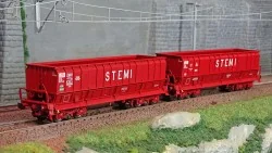 Ls Models 31117 Set de 2 wagons tombereaux DMH, STEMI Ls models Lsm_31117 - 1