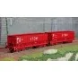 Lsm_31117-Ls Models 31117 Set de 2 wagons tombereaux DMH, STEMI