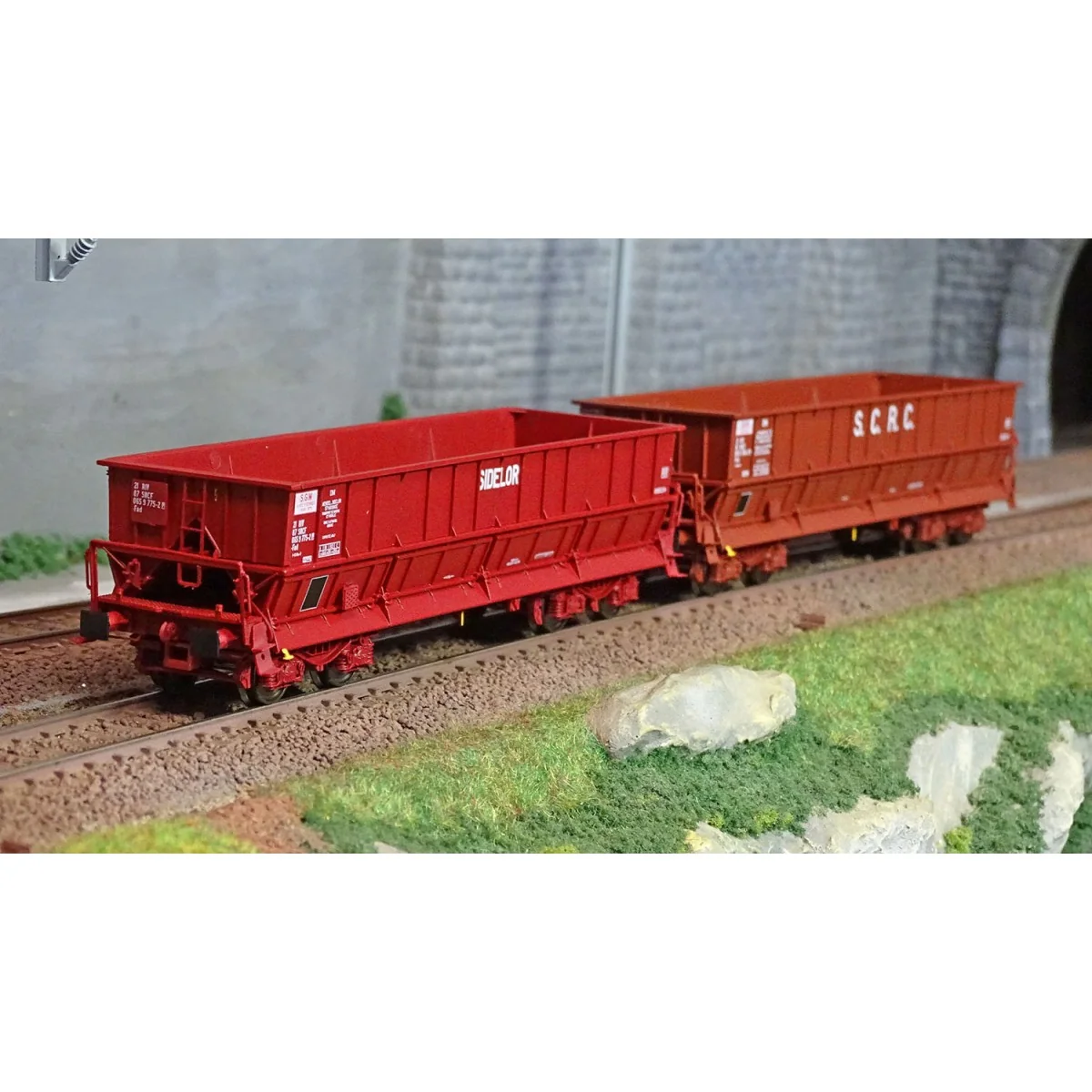 LS Models 31119 Set of 2 DM, SIDELOR / SCRC tipper wagons - Lsm_31119