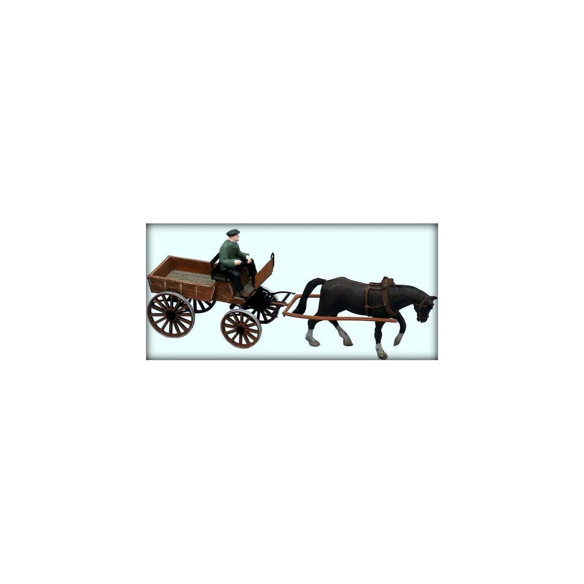 Artitec 387.57 Merchant's Wagon Kit with Horse and Coachman Artitec 387.57 Merchant's Wagon Kit with Horse and Coachman