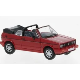 Brekina PCX870309 Volkswagen Golf I Convertible, red - Sai_PCX870309