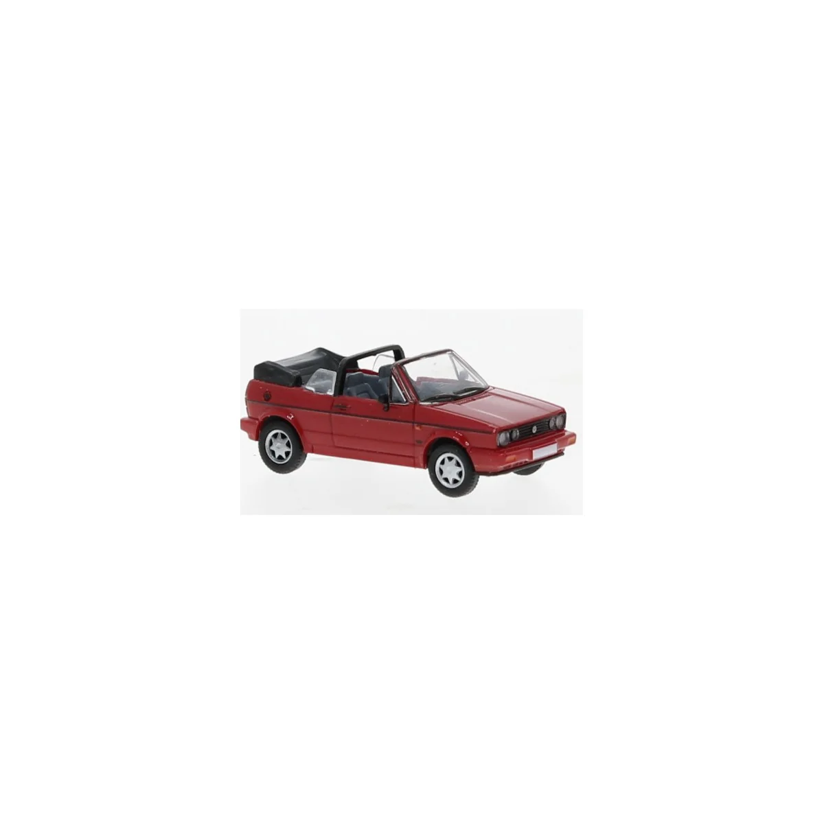 Brekina PCX870309 Volkswagen Golf I Convertible, red - Sai_PCX870309