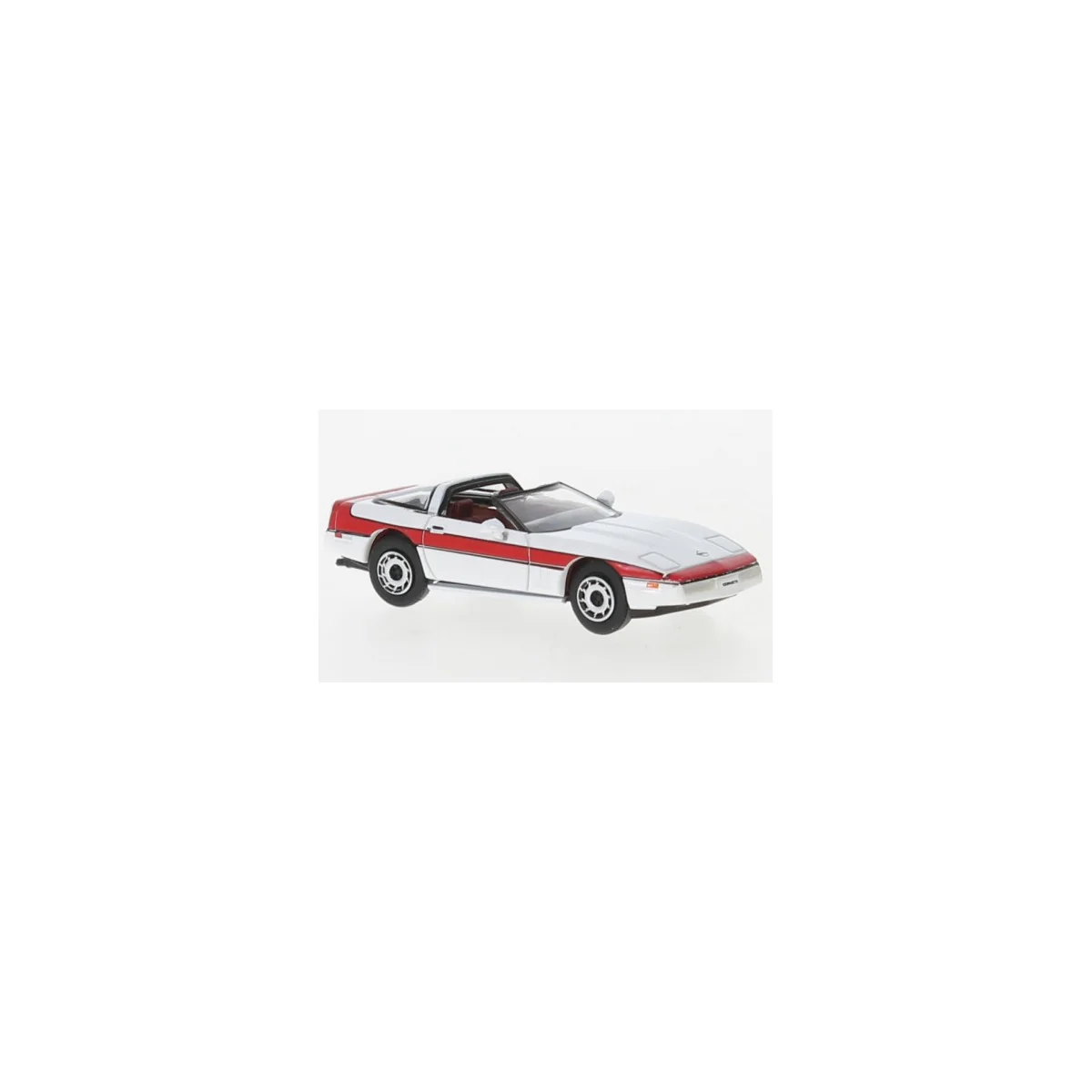 Brekina PCX870319 Chevrolet Corvette C4 targa, blanc / rouge Sai Sai_PCX870319 - 1