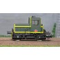 MB-147.S-Ree Modeles MB147.S Y2103 Diesel Locomotive, Green 301, yellow sleepers and stripes, black chassis, Southeast region, digital so