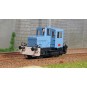 MB-149.S-Ree Modeles MB149.S Y2126 Diesel Shunting Locomotive, Industrial Blue, White Crossbeams, Black Chassis, Digital Sound