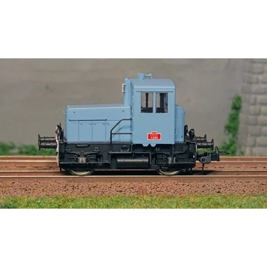 Ree Modeles MB149.S Y2126 Diesel Shunting Locomotive, Industrial Bl... MB-149.S-Ree Modeles MB149.S Y2126 Diesel Shunting Locomotive, Industrial Blue, White Crossbeams, Black Chassis, Digital Sound