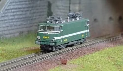 MiniTrix 16694 Locomotive électrique BB 9259, SNCF, livrée Oullins, digitale sonore, échelle N Trix Trix_16694 - 1