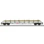 Marklin_46016-Marklin 46016 Side wagons with stanchions Res, Sersa AG, loaded with ballast