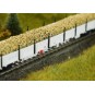 Marklin_46016-Marklin 46016 Side wagons with stanchions Res, Sersa AG, loaded with ballast