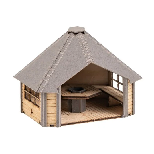 Faller 180311 Model Kit, Barbecue Hut Faller_180311-Faller 180311 Model Kit, Barbecue Hut